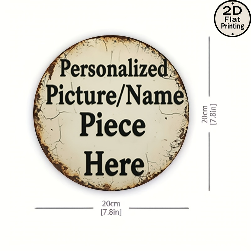 Customized Retro Round Metal W - огляд і ціна Vintage Collectible Plates