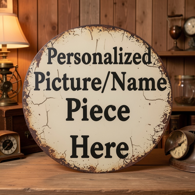 Customized Retro Round Metal W - огляд і ціна Vintage Collectible Plates