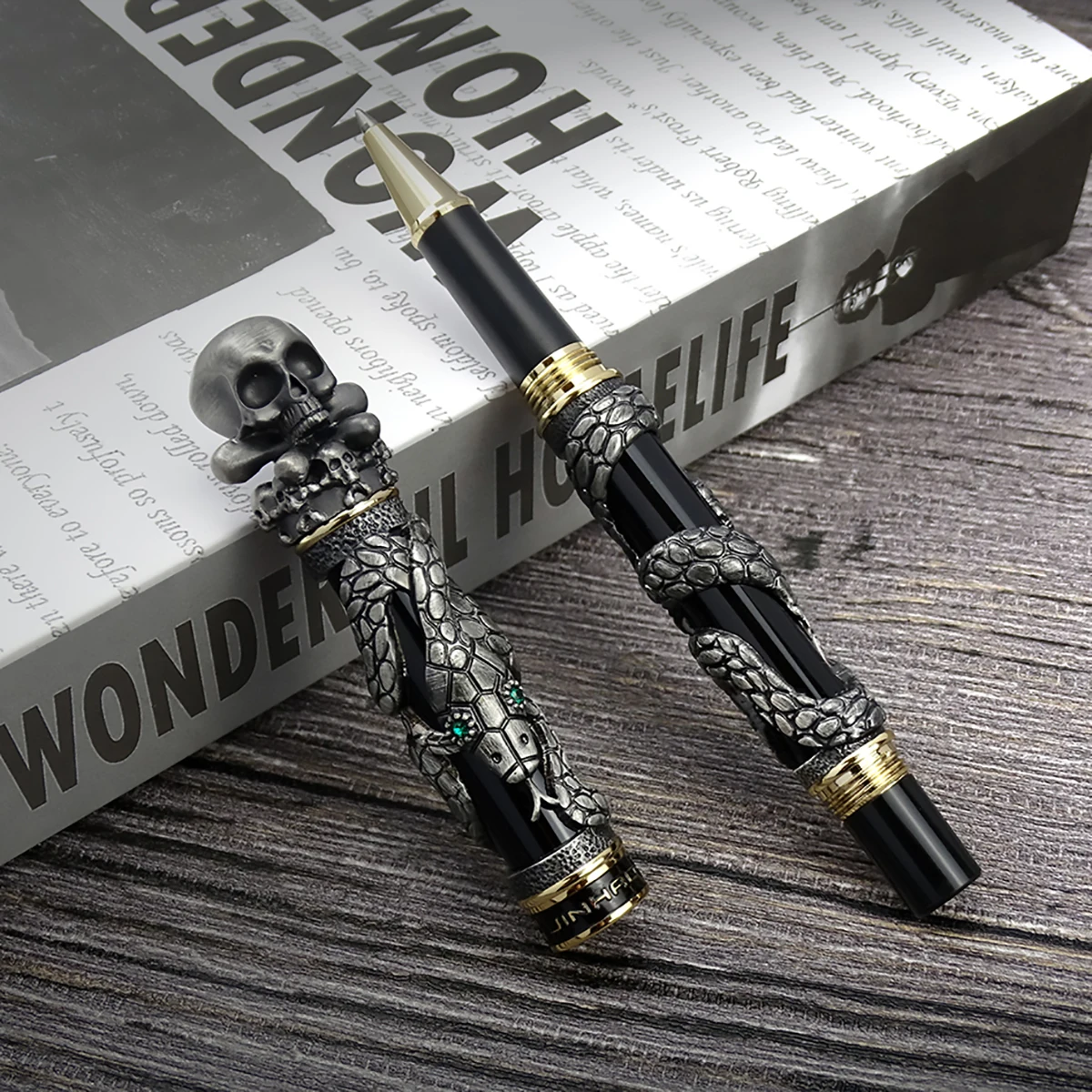 Jinhao Metal Vintage Rollerbal - огляд і ціна Vintage Collectible Pens